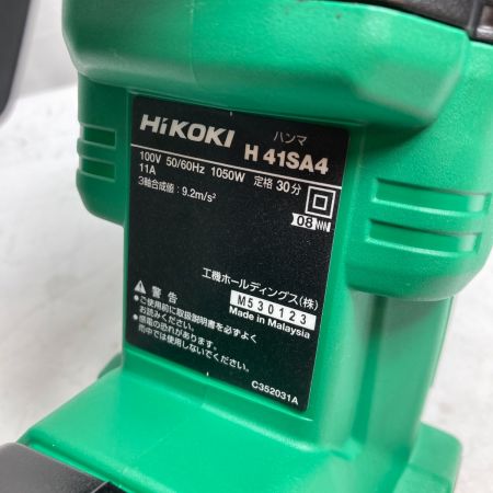  HiKOKI ハイコーキ 六角シャンク 電動ハンマ（ケース付） H41SA4 グリーン×ブラック