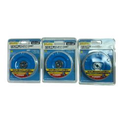 ＊＊ TSUBOMAN NEWマルテー 弾だんホイールWT 厚膜対応・弾性塗膜はくり用 外径92mm 3枚組 (2) スカイブルー Sランク