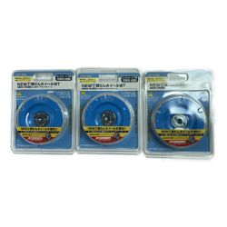 ＊＊ TSUBOMAN NEWマルテー 弾だんホイールWT 厚膜対応・弾性塗膜はくり用 外径92mm 3枚組 (5) スカイブルー Sランク