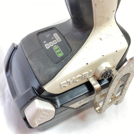  RYOBI リョービ 18V 充電式インパクトドライバ (バッテリ1個・充電器・ケース付） BID-10XR ホワイト×ブラック