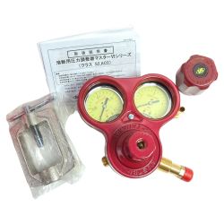 ＊＊ 日酸TANAKA アセチレン調整器 マスターIV 取付金具付 MASTER VI レッド Sランク