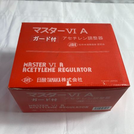 中古】 日酸TANAKA アセチレン調整器 マスターIV 取付金具付 MASTER6