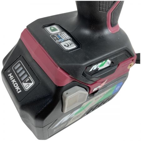  HiKOKI ハイコーキ 36V コードレスインパクトドライバ バッテリ2個・充電器・別売りアルミケース付 WH36DC フレアレッド