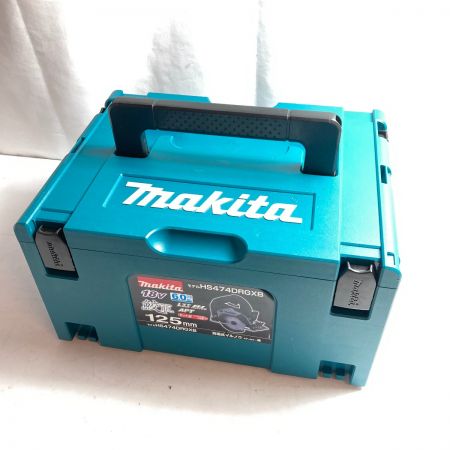  MAKITA マキタ 18V 125mm 充電式丸ノコ (バッテリ2個・充電器・ケース付） HS474DRGXB ブラック