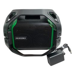 ＊＊ HiKOKI ハイコーキ 14.4V/18V コードレススピーカー ACアダプタ付 (バッテリ・充電器なし） US18DA グリーン Aランク
