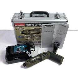 ＊＊ MAKITA マキタ 7.2V 充電式ペンインパクトドライバ (バッテリ1個・充電器・ケース付） TD022D オリーブ Aランク