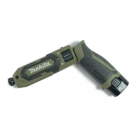  MAKITA マキタ 7.2V 充電式ペンインパクトドライバ (バッテリ1個・充電器・ケース付） TD022D オリーブ