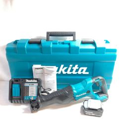 ＊＊ MAKITA マキタ 18V 充電式レシプロソー (バッテリ1個・充電器・ケース付） JR186D ブルー Bランク