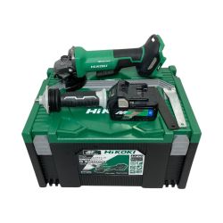 ＊＊ HiKOKI ハイコーキ 36V 100mm コードレスディスクグラインダ (バッテリ1個・ケース付） 充電器なし G3610DD グリーン Bランク