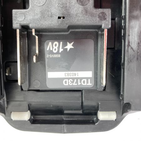  MAKITA マキタ 18V 充電式インパクトドライバ 本体のみ ※バッテリ・充電器なし TD173D ブラック