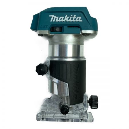  MAKITA マキタ 18V 充電式トリマ ガイド他付き ※バッテリ・充電器なし RT50D ブルー