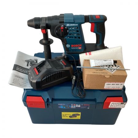 【中古】 BOSCH ボッシュ 36V ハンマドリル バッテリ2個・充電器