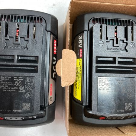  BOSCH ボッシュ 36V ハンマドリル バッテリ2個・充電器・ケースセット GBH36V-Plus PROFESSIONAL ネイビー