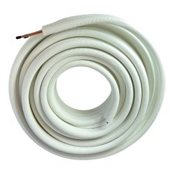 ＊＊ KANTO 冷媒被覆銅管 ペアチューブ P23N 2分3分 20m 難燃性 (2) KP-23 ホワイト Sランク