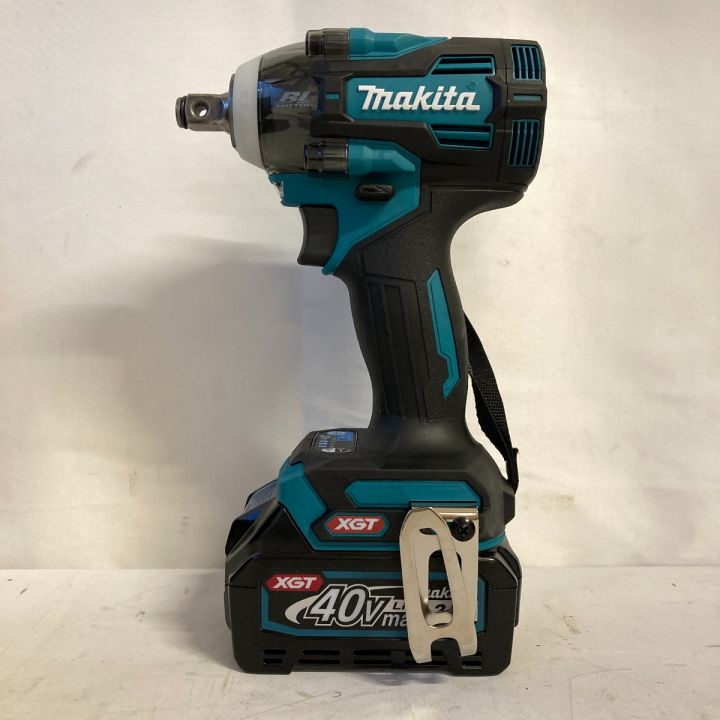 MAKITA マキタ 40Vmax インパクトレンチ 差込角12.7mm バッテリ2個・充電器・ケース付 TW004GRDX  ブルー｜中古｜なんでもリサイクルビッグバン