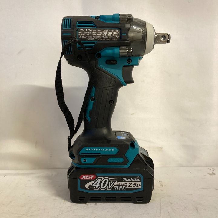 MAKITA マキタ 40Vmax インパクトレンチ 差込角12.7mm バッテリ2個・充電器・ケース付 TW004GRDX  ブルー｜中古｜なんでもリサイクルビッグバン