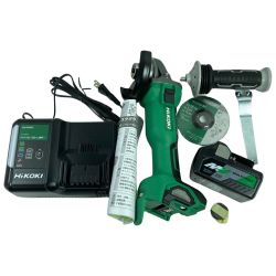 ＊＊ HiKOKI ハイコーキ 36V 100mm コードレスディスクグラインダ (バッテリ1個・充電器・ケース付）  G3610DA XP グリーン Sランク