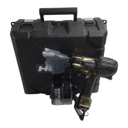 ＊＊ HiKOKI ハイコーキ 65mm 高圧ロール釘打機 （ケース付） NV65HR2 ゴールド×ブラック Sランク
