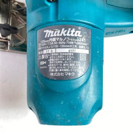  MAKITA マキタ 125mm コード式内装マルノコ 本体のみ 5241 ブルー