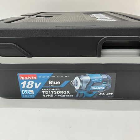  MAKITA マキタ 充電式インパクトドライバ 18v 6.0Ah TD173DRGX ブルー 未使用品