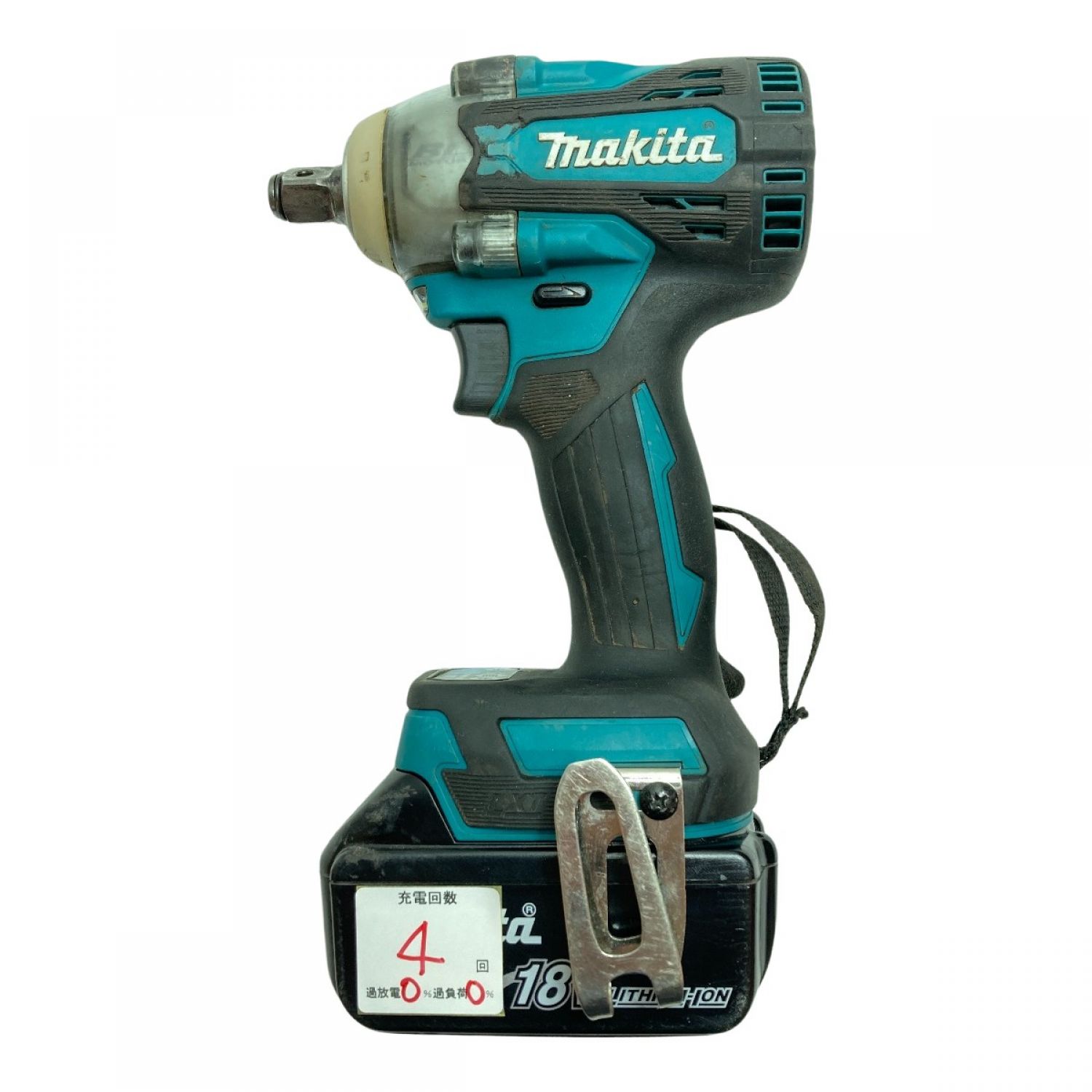 中古】 MAKITA マキタ 18V インパクトレンチ バッテリ1個付 300Nm 差込