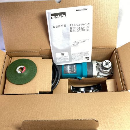  MAKITA マキタ 100mm コード式ディスクグラインダ GA4041C ブルー