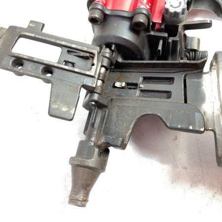  MAKITA マキタ 50mm サイディング用高圧エア釘打ち機 ケース付 ※排気カバー破損 AN510HS レッド