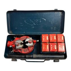 ＊＊ REX レッキス  手動ネジ切り機 ベビーリード型 (チェーザ・ケース付） 2R レッド Cランク