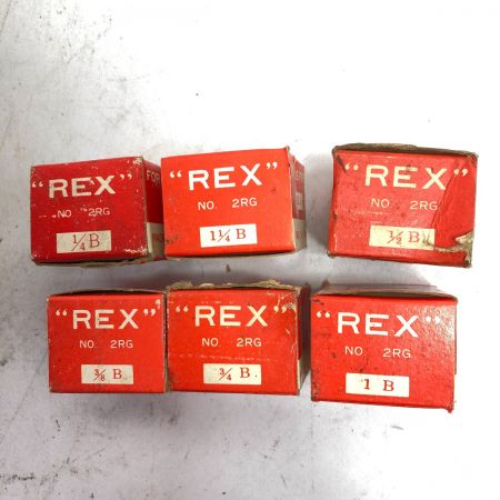  REX レッキス  手動ネジ切り機 ベビーリード型 (チェーザ・ケース付） 2R レッド