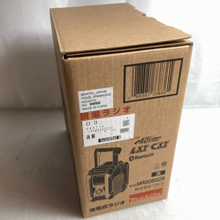  MAKITA マキタ 10.8V~40Vmax 現場ラジオ ※バッテリ・充電器別売り MR005GZB ブラック
