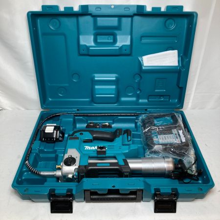  MAKITA マキタ 18V 充電式グリースガン (バッテリ1個・充電器・ケース付）(4) GP180DRG ブルー