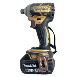 ＊＊ MAKITA マキタ 18V 充電式インパクトドライバ バッテリ1個付属 ※充電器なし TD148D ゴールド Cランク