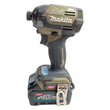  MAKITA マキタ 40Vmax 充電式インパクトドライバ (バッテリ2個・充電器・ケース付) TD002G オリーブ