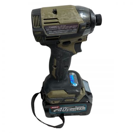 工具☆品☆ makita マキタ 40Vmax 充電式 インパクトドライバ TD002G