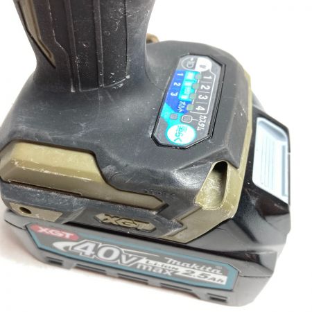  MAKITA マキタ 40Vmax 充電式インパクトドライバ (バッテリ2個・充電器・ケース付) TD002G オリーブ