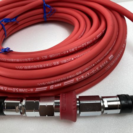  MAX マックス 高圧 スーパーエア・ホース やわすべりほーす 20m HH-5020S1 レッド