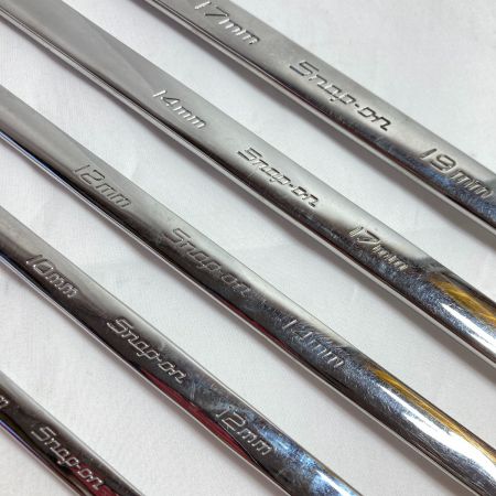  Snap-on スナップオン 15°ロングストレートメガネレンチ XDHMシリーズ 5本組 XDHM1719 XDHM1417 XDHM1214 XDHM1012 XDHM810