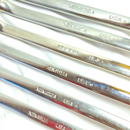  Snap-on スナップオン スタンダード10°オフセットメガネレンチ XBMシリーズ 6本セット XBM1719A XBM1417A XBM1214A XBM1113A XBM1012A XBM810A