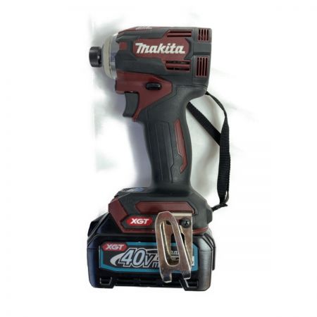  MAKITA マキタ 40Vmax インパクトドライバ (バッテリ2個・充電器・ケース付) TD001D オーセンティックレッド