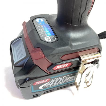  MAKITA マキタ 40Vmax インパクトドライバ (バッテリ2個・充電器・ケース付) TD001D オーセンティックレッド