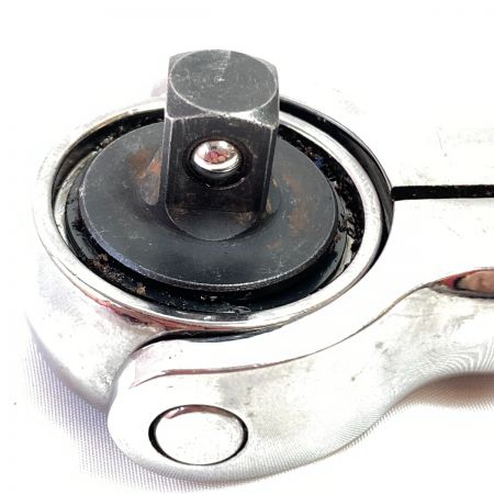  Snap-on スナップオン 旧ロゴ　スイベルラウンドヘッドラチェット 差込角9.5mm FHNFD100 黄緑