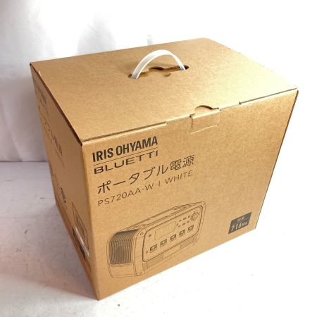  IRISOHYAMA アイリスオーヤマ ポータブル電源 定格出力700W (1) PS720AA-W ホワイト