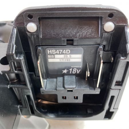  MAKITA マキタ 18V 125mm 充電式丸ノコ 鮫肌チップソー付き ※バッテリ・充電器なし HS474DZB ブラック