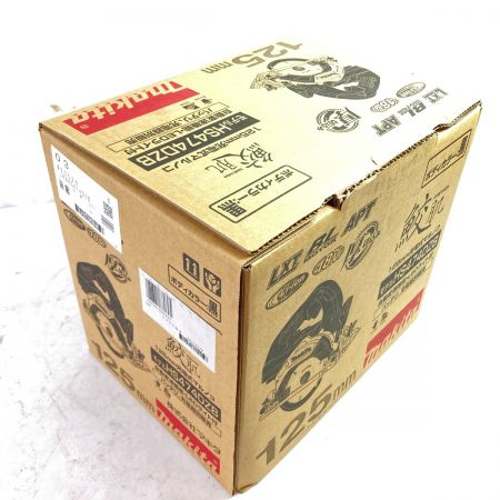  MAKITA マキタ 18V 125mm 充電式丸ノコ 鮫肌チップソー付き ※バッテリ・充電器なし HS474DZB ブラック