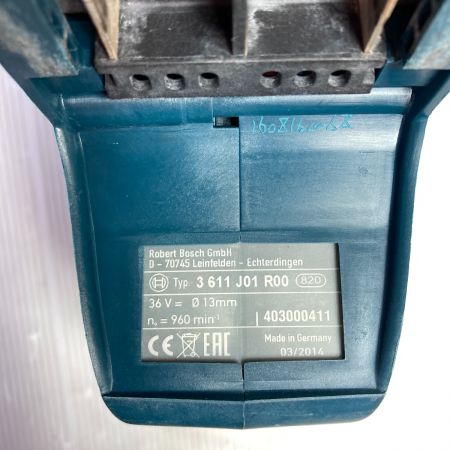  BOSCH ボッシュ 36V SDSプラス コードレスハンマドリル バッテリ2個・充電器付 GBH36VF-LI ブルー