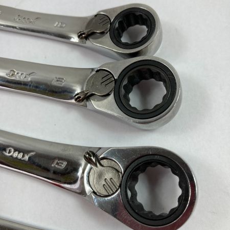 Deen スタビラチェットコンビレンチ DNCシリーズ 5本組 DNC-17SRGW他 DNC-17SRGW/DNC-14SRGW/DNC-13SRGW/DNC-12SRGW/DNC-10SRGW