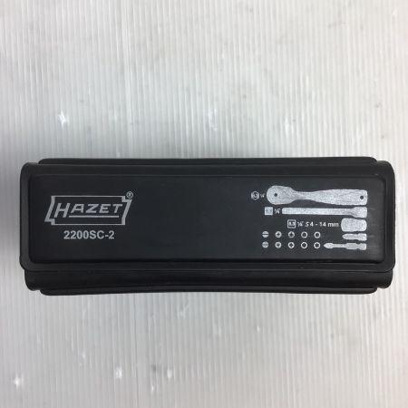  HAZET ハゼット スマートケース ラチェットビットセット 差し込み角6.35mm　※欠品あり 2200SC-2 ブラック×ブルー
