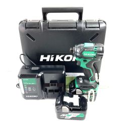 ＊＊ HiKOKI ハイコーキ 18V コードレスインパクトドライバ  (バッテリ2個・充電器・ケース付）(9) WH18DC 2XP グリーン Sランク