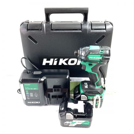  HiKOKI ハイコーキ 18V コードレスインパクトドライバ  (バッテリ2個・充電器・ケース付）(9) WH18DC 2XP グリーン