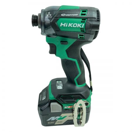  HiKOKI ハイコーキ 18V コードレスインパクトドライバ  (バッテリ2個・充電器・ケース付）(9) WH18DC 2XP グリーン